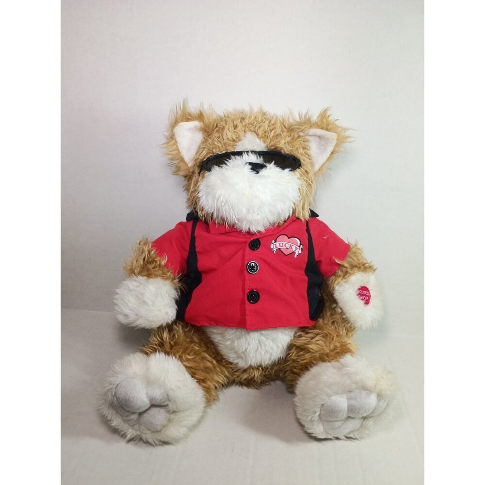 Vintage PBC Musical Collection Cool Cat Lucky Plush Animated Motion & Sound